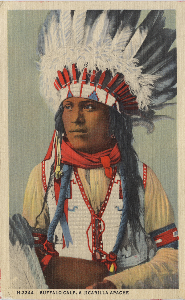 Buffalo Calf, a Jicarilla Apache, ca. 1915