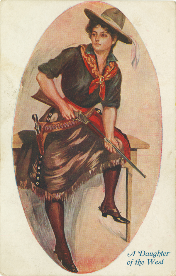 A daughter of the West, ca. 1909