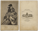Seth Kinman, California Hunter and Trapper, 1864, by Alexander Gardner