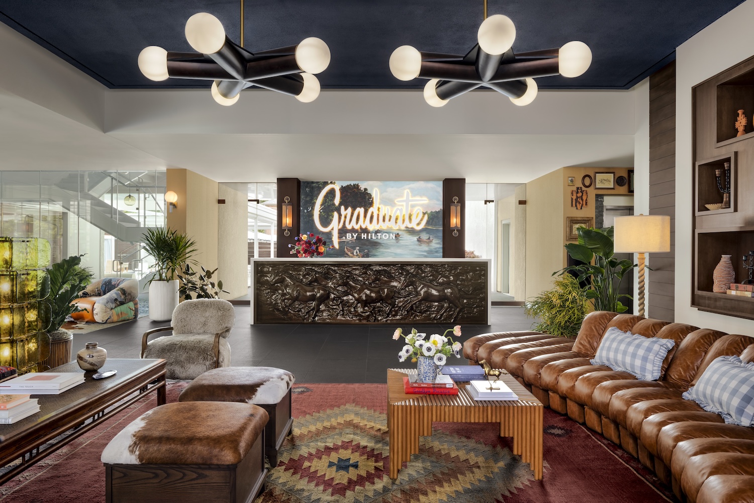 Lobby at Graduate by Hilton Dallas