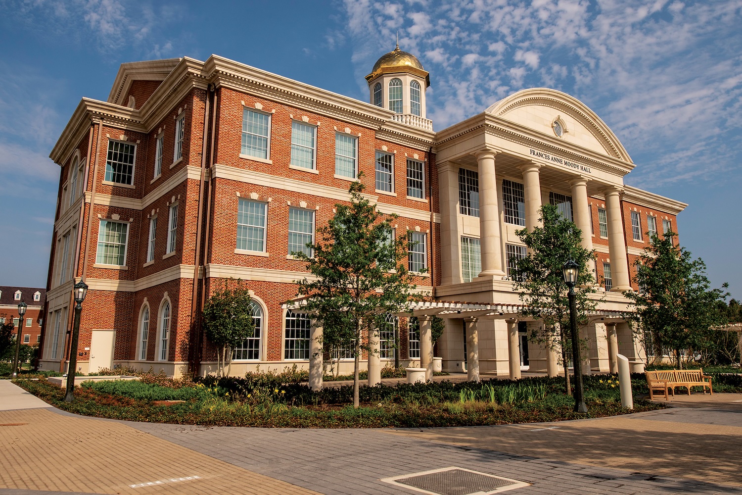 Exterior of SMU Moody Hall